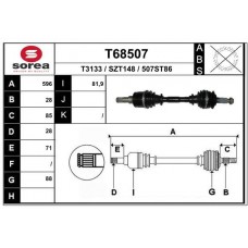 T68507 EAI Привідний вал