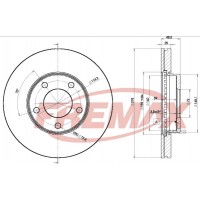 BD3272 FREMAX BRAKE DISC HIGH CARBON