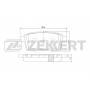 BS-1229 ZEKKERT Комплект гальмівних колодок дисковий гальм