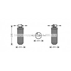 PED303 AVA QUALITY COOLING Осушувач кондиціонера