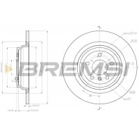 CD8204S BREMSI Гальмівний диск