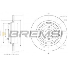 CD8204S BREMSI Гальмівний диск