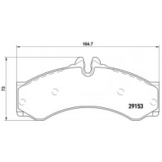 FK20279 KAISHIN Комплект гальмівних колодок дисковий гальм