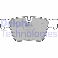 LP2115 DELPHI Комплект гальмівних колодок дисковий гальм
