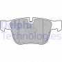 LP2115 DELPHI Комплект гальмівних колодок дисковий гальм