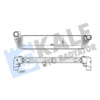 352260 KALE OTO RADYATÖR Интеркулер