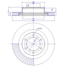 142.1281 CAR Гальмівний диск