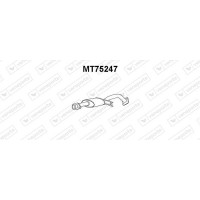 MT75247 VENEPORTE Предглушник вихлопних газів