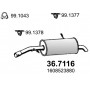 36.7116 ASSO Глушник вихлопних газів кінцевий