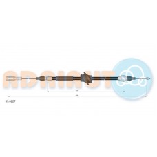 030227 ADRIAUTO VAG Трос ручн гальм. (задн. прав. )VAG 80/90 87-91(диск. мех-м)