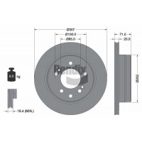 BDS2172 BENDIX Braking Гальмівний диск