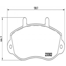 FK20317 KAISHIN Комплект гальмівних колодок дисковий гальм