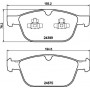8DB 355 014-541 HELLA КомплеК т гальмівних колодок, дискове гальмо