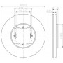 PCD16622 DON Гальмівний диск