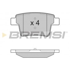 BP3266 BREMSI КомплеК т гальмівних колодок, дискове гальмо