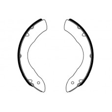 KBS-3908 KAVO PARTS Комплект гальмівних колодок