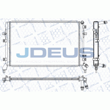 RA0300530 JDEUS Радіатор охолодження двигуна