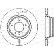BDA2334.20 OPEN PARTS Гальмівний диск