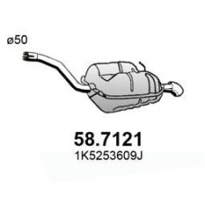 58.7121 ASSO Глушник вихлопних газів кінцевий