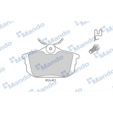 MBF015126 MANDO Комплект гальмівних колодок дисковий гальм