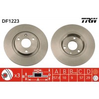 DF1223 TRW Гальмівний диск