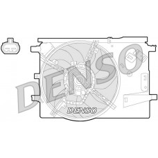 DER09053 DENSO Вентилятор охолодження двигуна