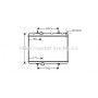 PE2281 AVA QUALITY COOLING Радіатор охолодження двигуна