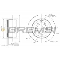 CD7410S BREMSI Гальмівний диск