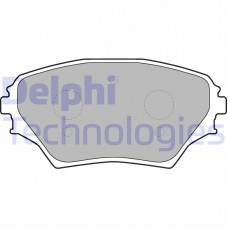 LP1632 DELPHI Комплект гальмівних колодок дисковий гальм