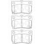 A2N118 AISIN Комплект гальмівних колодок дисковий гальм