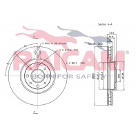 RD00207 RAICAM Гальмівний диск