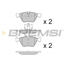 BP3108 BREMSI Комплект гальмівних колодок дисковий гальм
