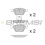 BP3108 BREMSI Комплект гальмівних колодок дисковий гальм