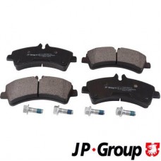 1163705710 JP GROUP Комплект гальмівних колодок дисковий гальм
