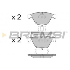 BP3454 BREMSI Комплект гальмівних колодок дисковий гальм