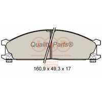 704-13041 IAP QUALITY PARTS КомплеК т гальмівних колодок, дискове гальмо