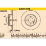 BAR13178 BARUM Гальмівний диск