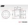 72943039 MAXTECH Поршень корпус скоби гальма