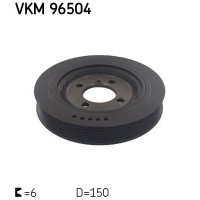 VKM 96504 SKF Ремінний шків колінчастий вал