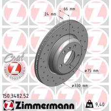 150.3482.52 ZIMMERMANN Гальмівний диск