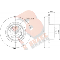 78RBD22216 R BRAKE Гальмівний диск