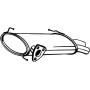 135-129 BOSAL Глушник вихлопних газів кінцевий