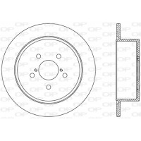 BDR2470.10 OPEN PARTS Гальмівний диск