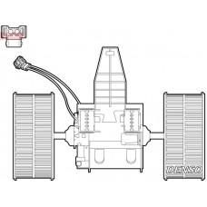 DEA05009 DENSO Вентилятор салону