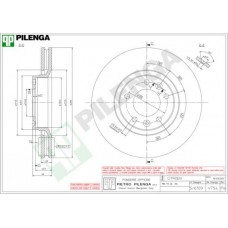 V754 PILENGA Гальмівний диск