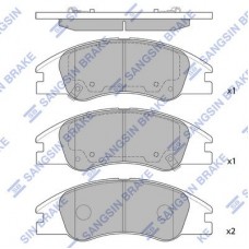 SP1167 Hi-Q Комплект гальмівних колодок дисковий гальм