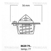 8620 7977 TRISCAN Термостат охолоджувальна рідина