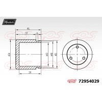 72954029 MAXTECH Поршень корпус скоби гальма