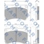 FO 477481 FOMAR Friction КомплеК т гальмівних колодок, дискове гальмо