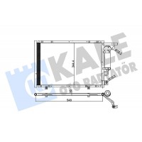347320 KALE OTO RADYATÖR Конденсатор кондиціонера